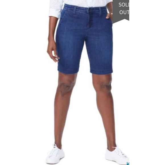 Bermuda Shorts In Premium Denim - Picture 1 of 10